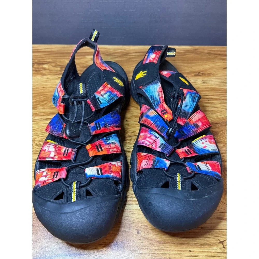 Keen Newport H2 Jerry Garcia Sandals Men's New York at Night Tie Dye Waterproof
